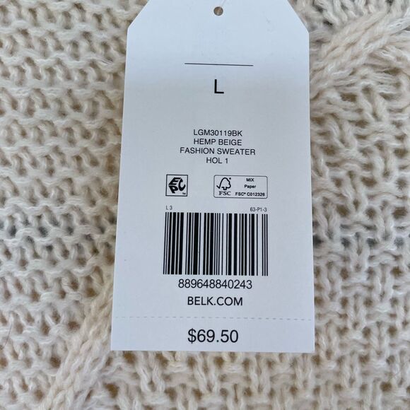 Wonderly Cable Knit Cardigan Sweater - Picture 9 of 10